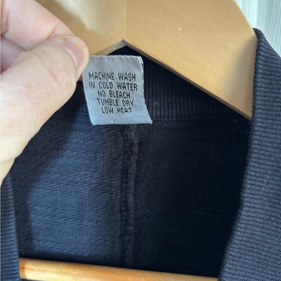 XCVI Mercantile Jacket size Large Black Full Zip Pockets Asymmetrical Lagenlook - Picture 6 of 6